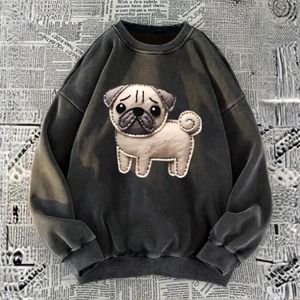 Pull over -trouble face print-　　hd148