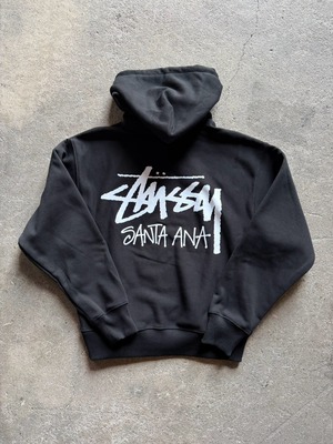 STUSSY SANTA ANA HOODIE (black)