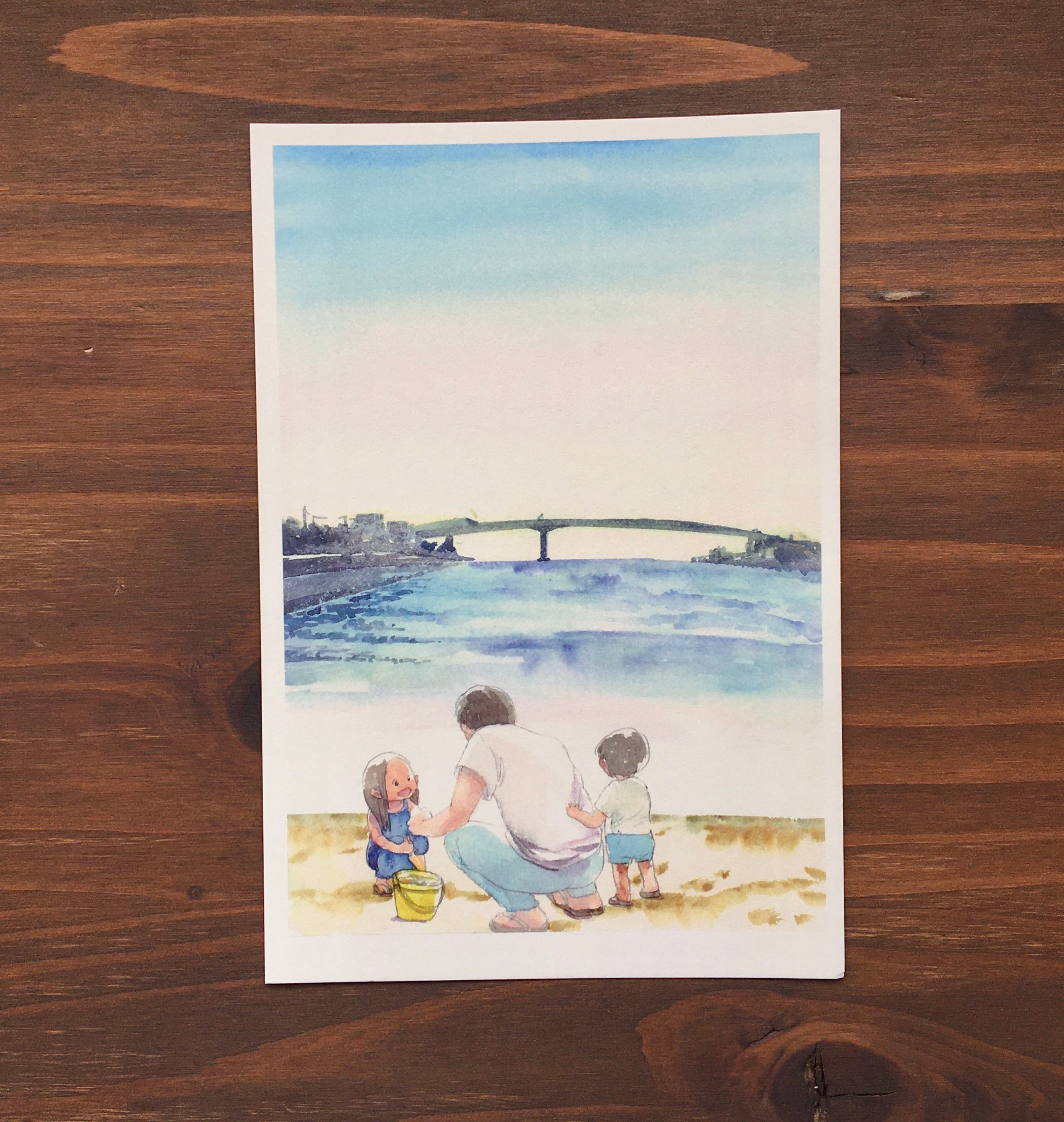 風文庫オリジナルポストカード～蘆屋川三景ー春夏（9枚セット）