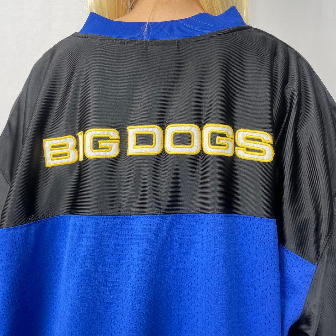 BIG DOGS メッシュ切り替え フットボールシャツ メンズ3XL 古着