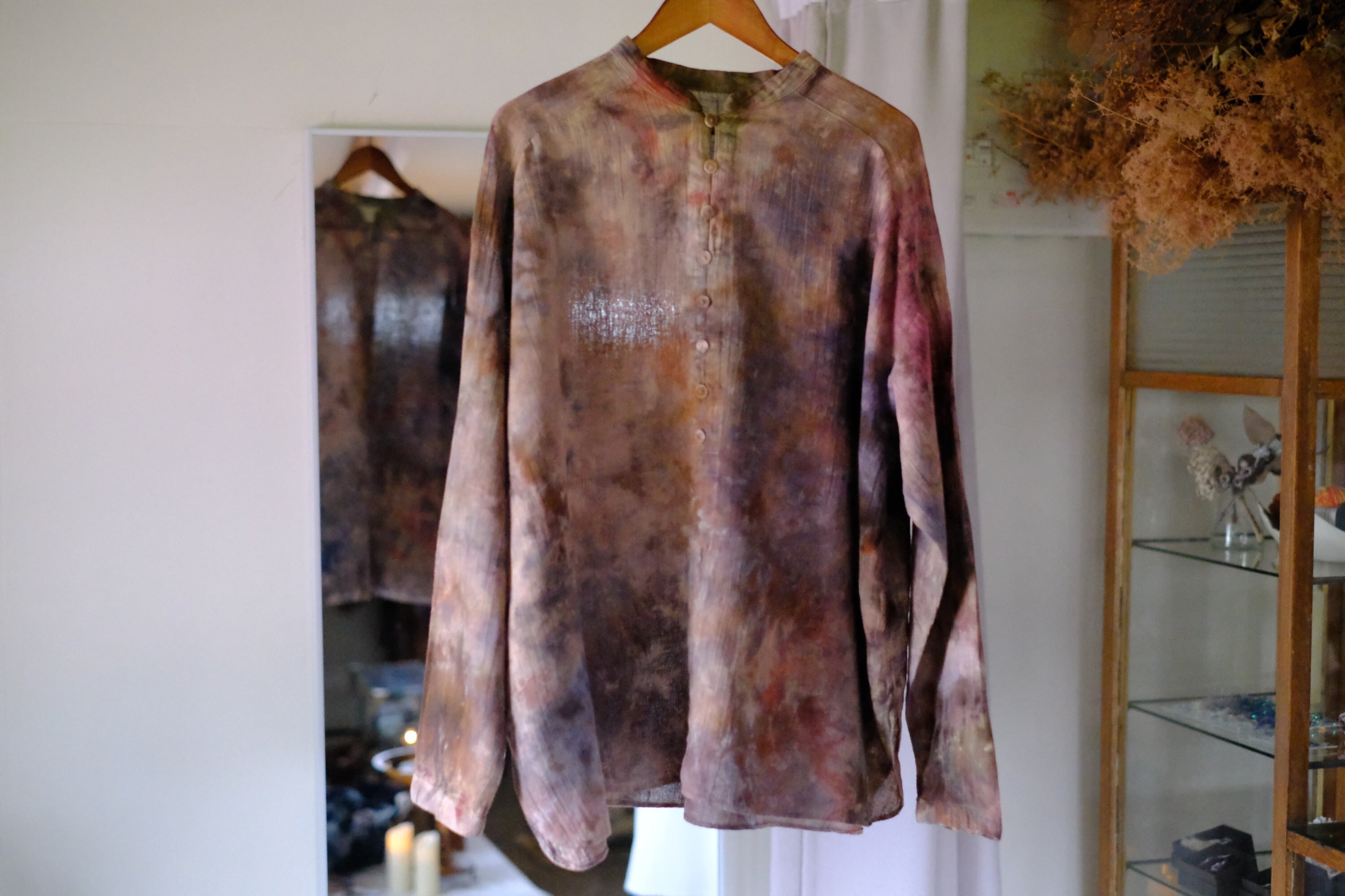 【remake】糸ボタンのシャツ u-0209