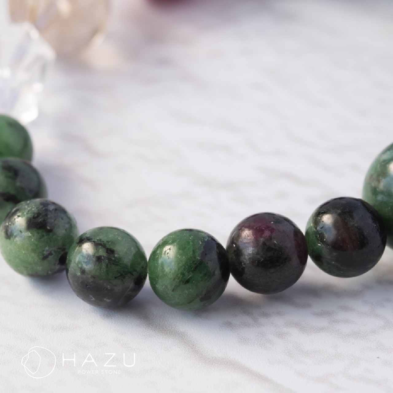 【再販】天眼模様／夢で見た神秘の森［ルビーインフックサイト・インゾイサイト／ルビー／ルチル／水晶］