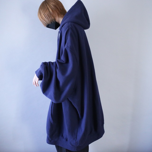 "KING SIZE" XXXXXXXXL super over silhouette zip-uo sweat parka