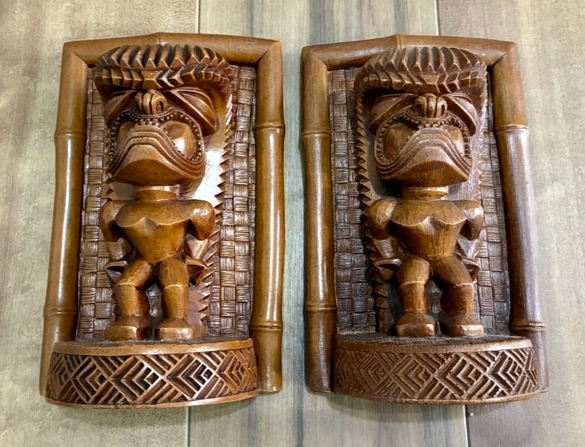 HAWAII製ヴィンテージ COCOJOE ココジョーTIKIブックエンド1968 HAWAII製ヴィンテージ COCOJOE ココジョーTIKIブックエンド1968 | LONERS