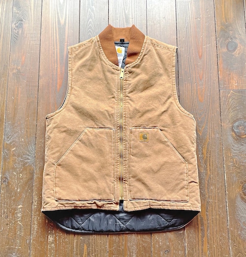 90s Carhartt 〝 Duck Work Vest〟 Made in Mexico  Size  M