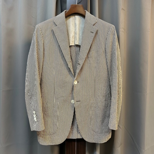 BEAMS F SEERSUCKER EASY JACKET《44》