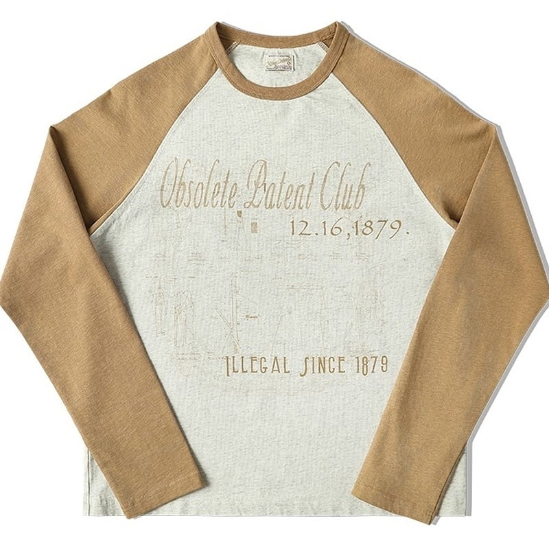 Scratched painting L/S T-shirt 3193