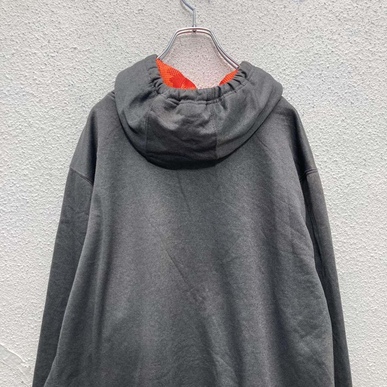 RUSSELL ロゴ スウェット パーカー 2XL グレー オレンジ ラッセル 