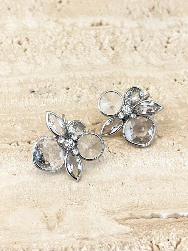 Clear Flower〈Pierce･Earring〉}