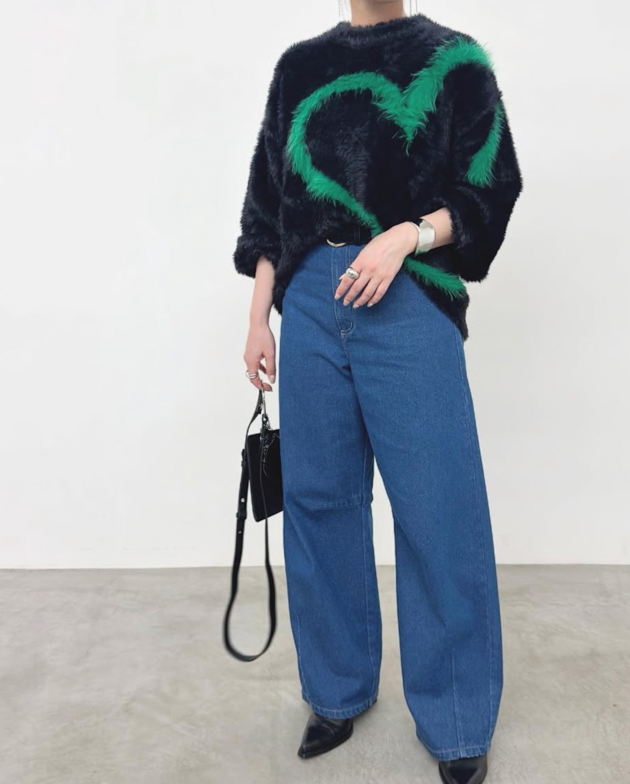 ハートシャギーニット 55235541