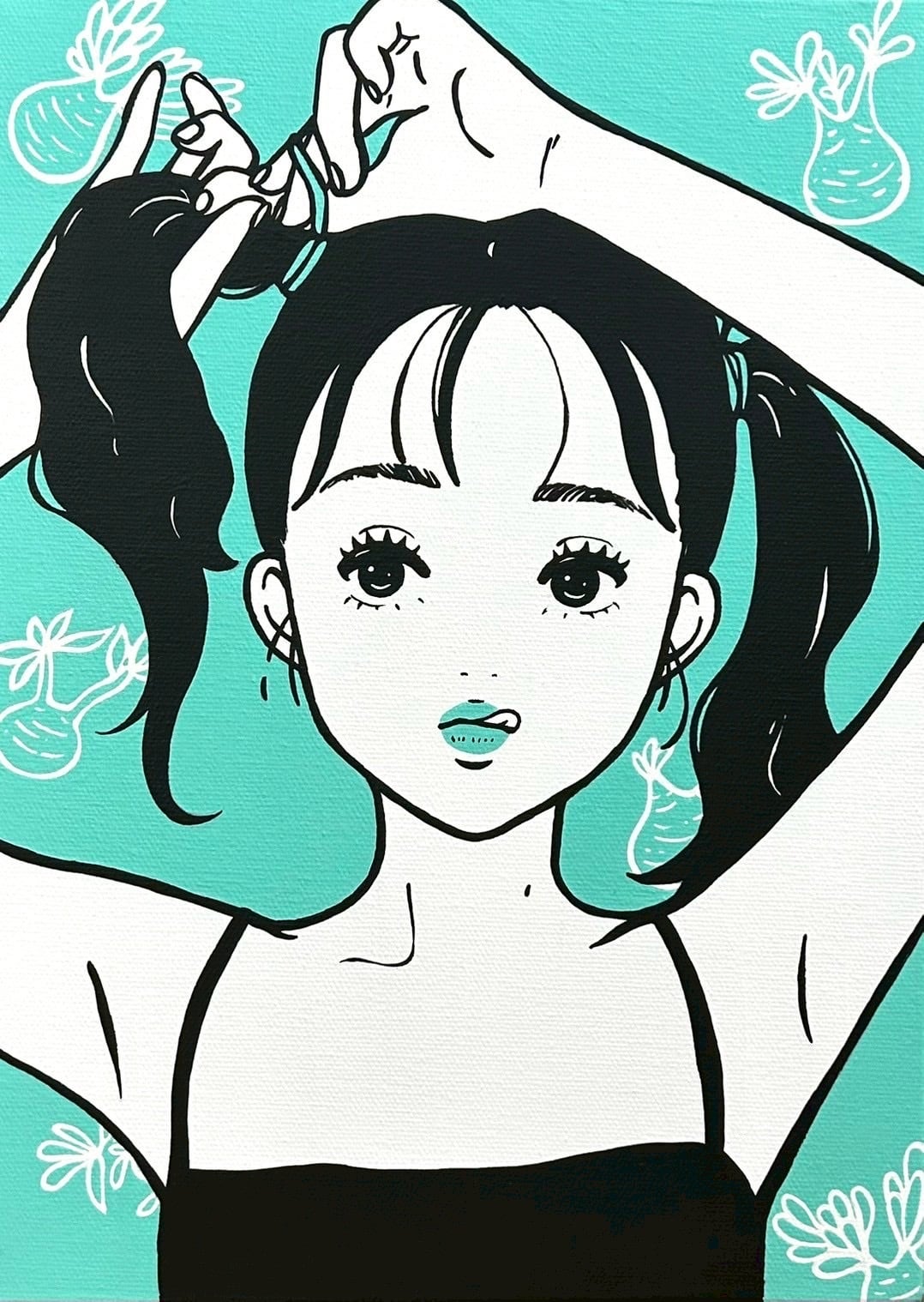 coexist05【原画作品/抽選販売】International shipping is available.