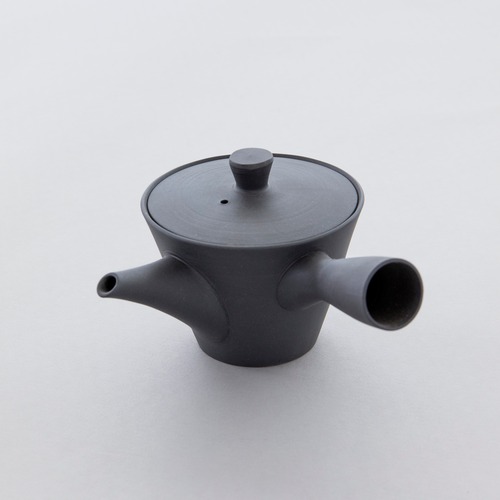 【送料無料】Sencha 急須150 黒練　共茶漉し