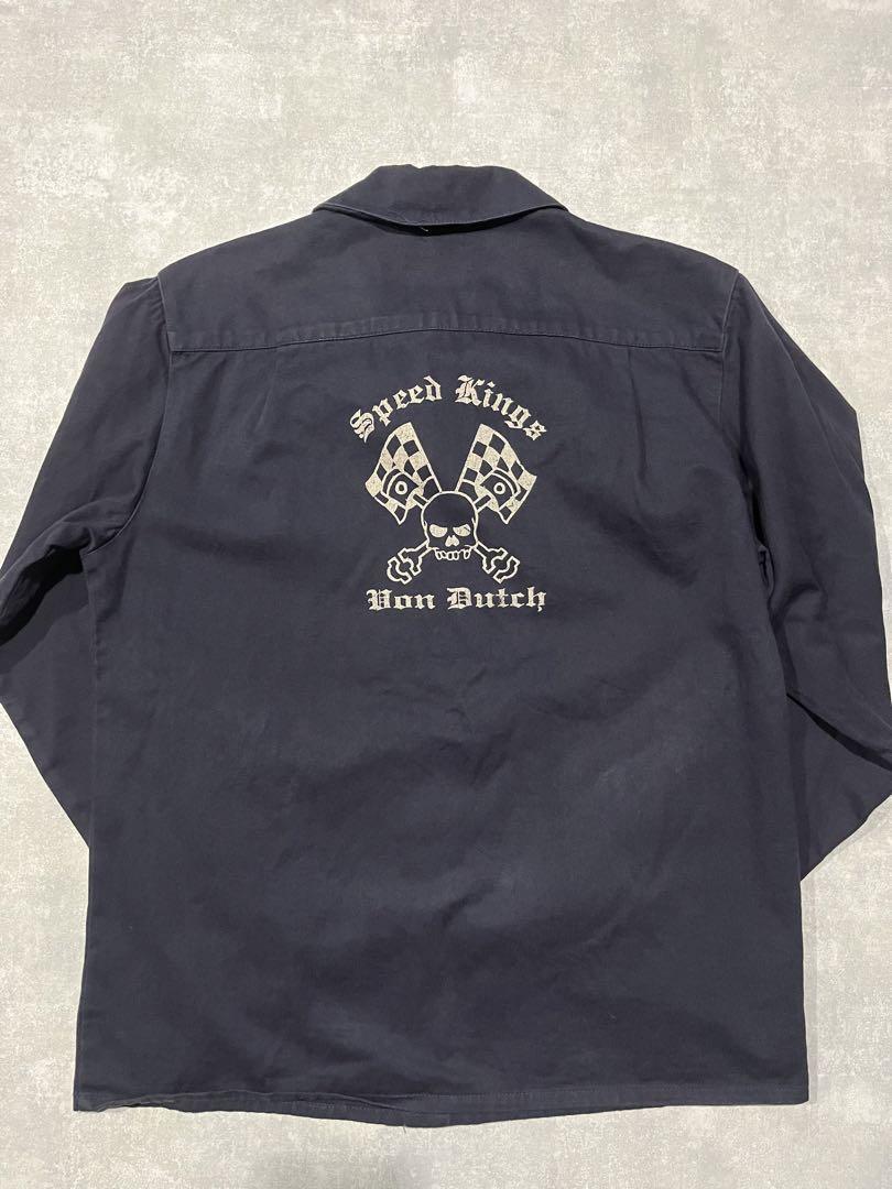 ボンダッチ 美品! 七分袖ワークシャツ ブラック サイズXL ボンダッチ 美品! 七分袖ワークシャツ ブラック サイズXL