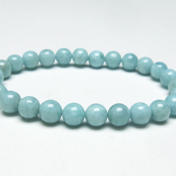 ラリマー ブレスレット 7mm 一点物 111-38315