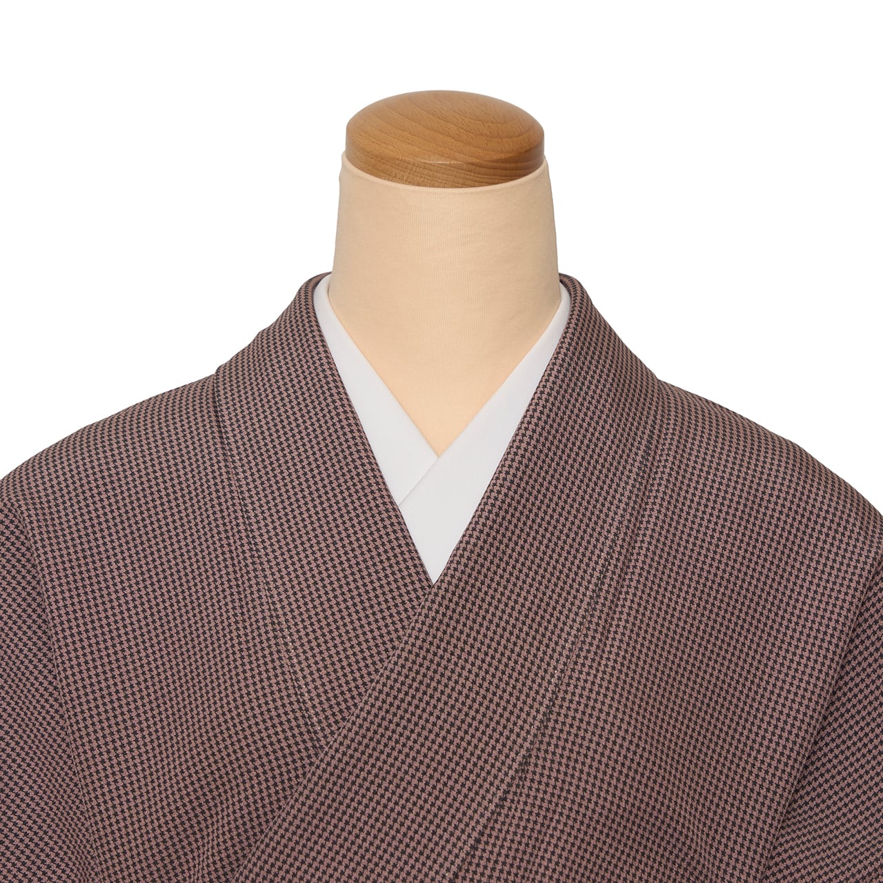 平和屋着物▽江戸小紋　彫士：住田双光・染士：服部光擴　単衣　万筋　古代紫色×白色　正絹　逸品　AABE6916jh 住田双光の値段と価格推移は？｜6件の売買データから住田双光の価値が