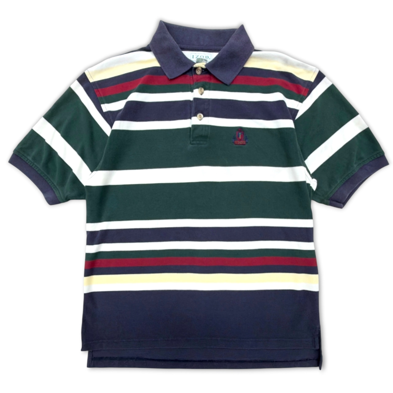 【IZOD】90s vintage polo-shirt ボーダー ポロシャツ