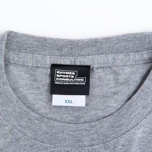 SHOEHURRY! SMALL LOGO COTTON LONG T-SHIRT(MIX GRAY/WHITE) | 綿素材長袖Tシャツ(ミックスグレー/ホワイト)