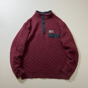patagonia　スナップT　キルティング　オーガニックコットン　プルオーバー　バーガンディ　M　 古着