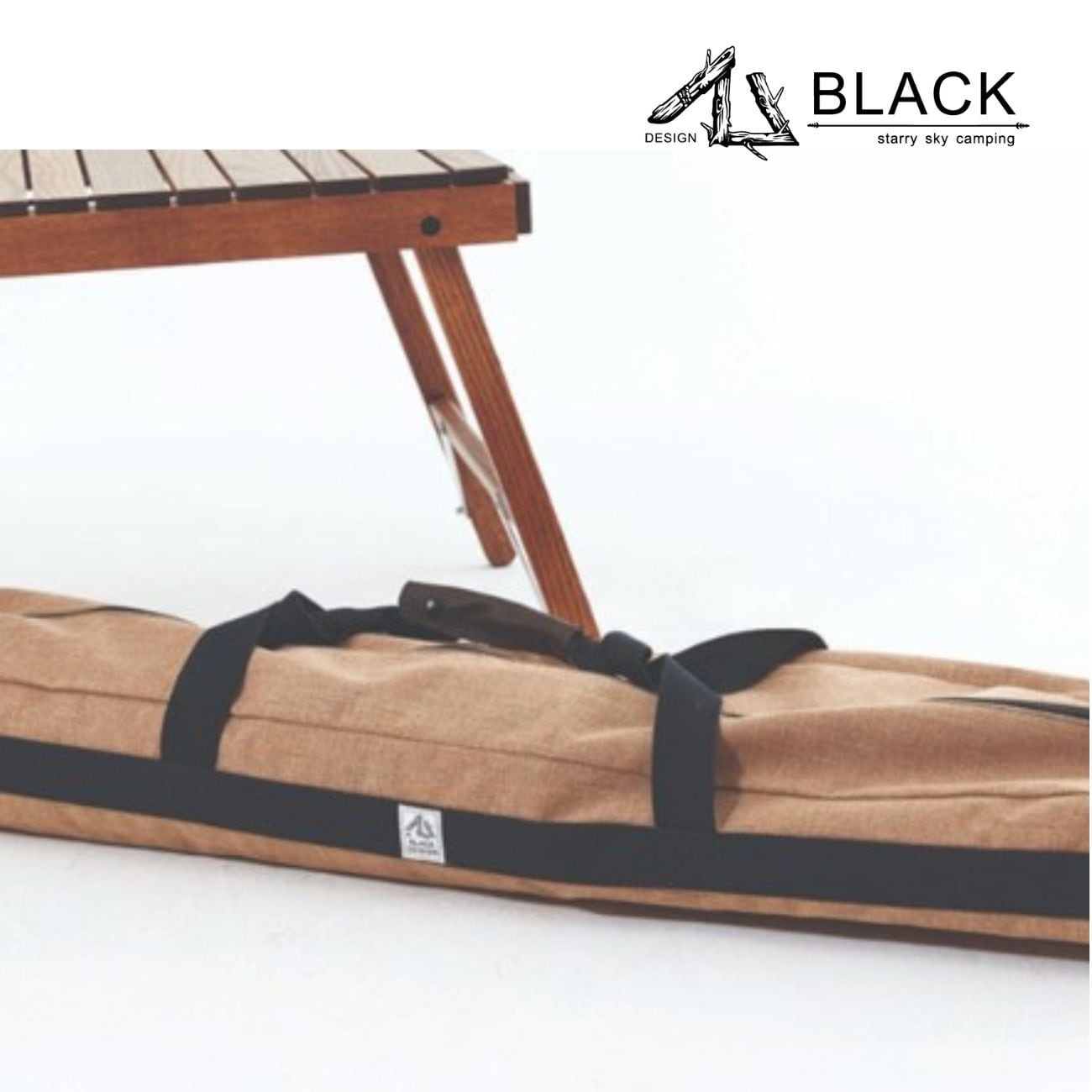 BLACK DESIGN ブラックデザイン スリムロールテーブル/キャンプロールトップウッドテーブル