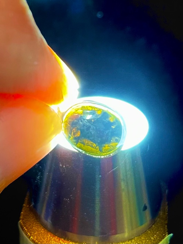 13) 究極のジュエリー・プラキ「グリーン・エンペラー」シルバーPT(ミニ)