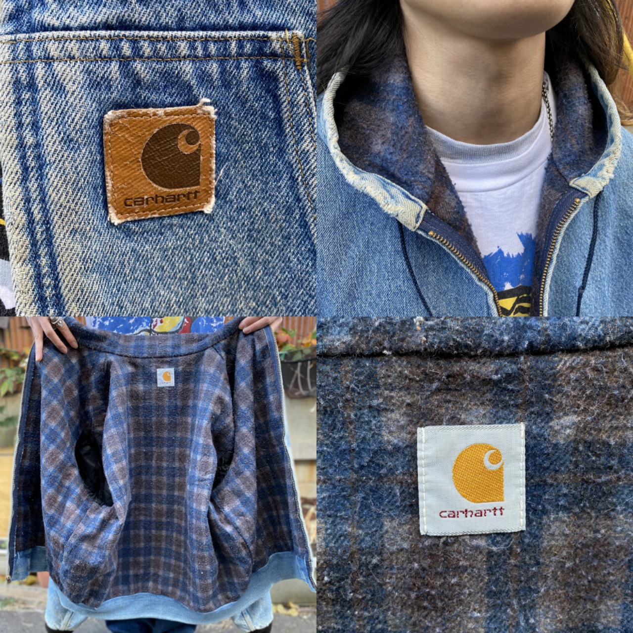 Carhartt カーハート デニム アクティブジャケット メンズXL相当 古着 