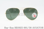 Ray-Ban 偏光 サングラス RB3025 001/58 55サイズ 58サイズ 62サイズ AVIATOR ティアドロップ アビエーター レイバン 正規品