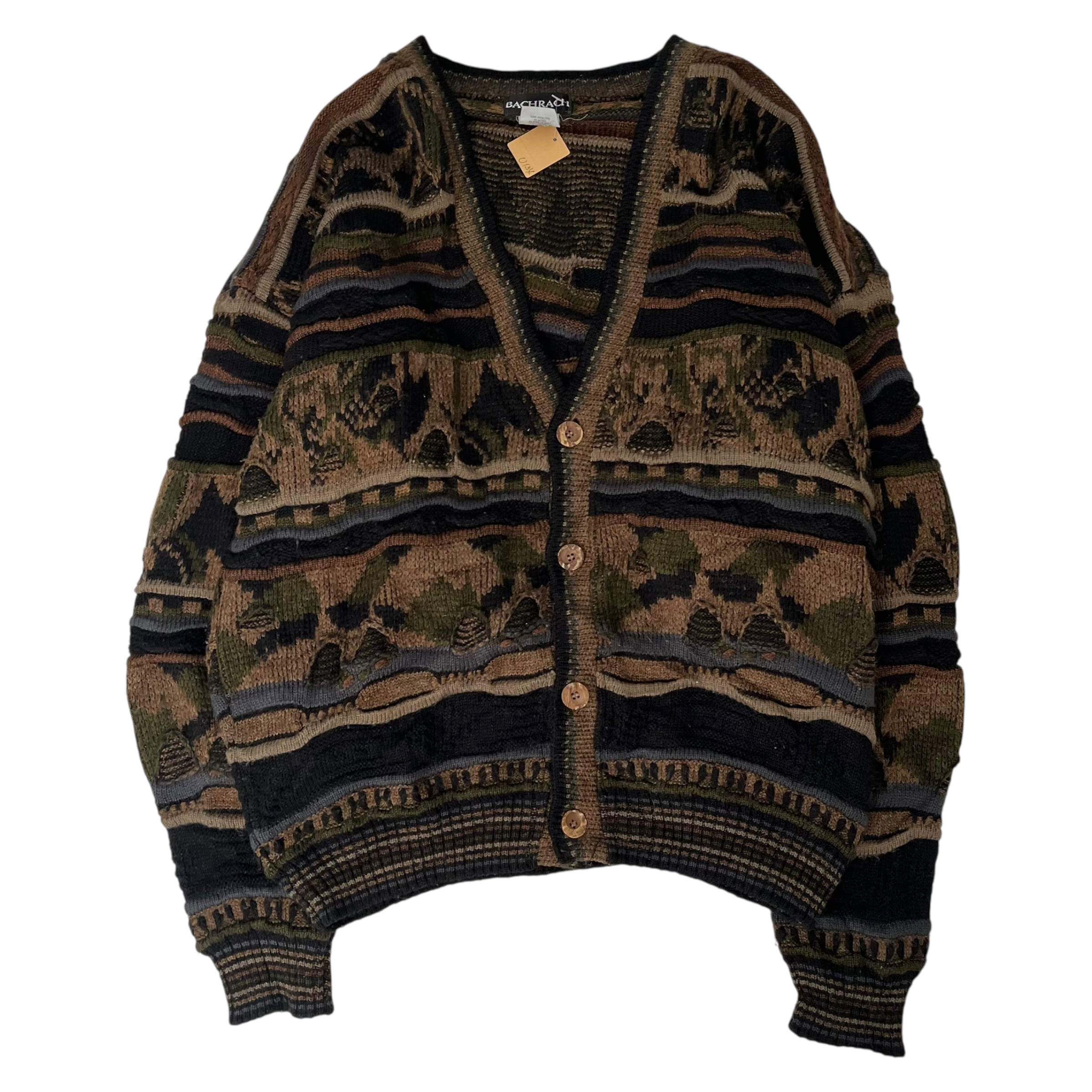 良デザイン3Dニットセーターヴィンテージ古着ゆるダボ90sクージーCOOGI 