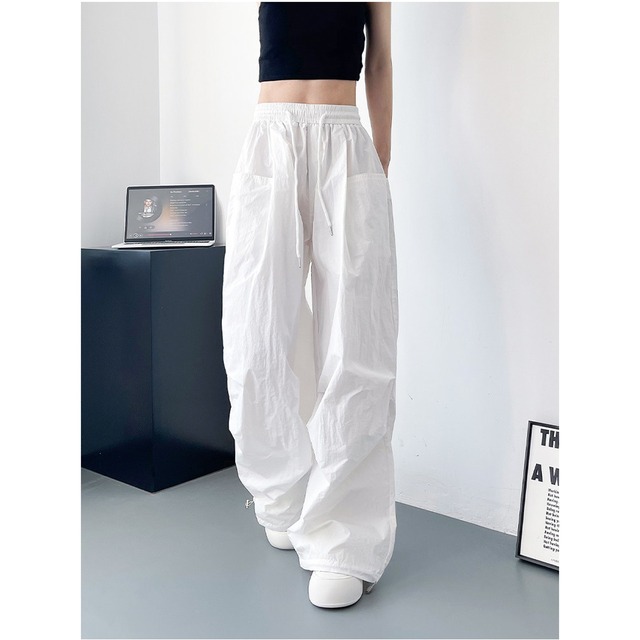 ドローストリングユーティリティボリュームパンツ 4col R02354