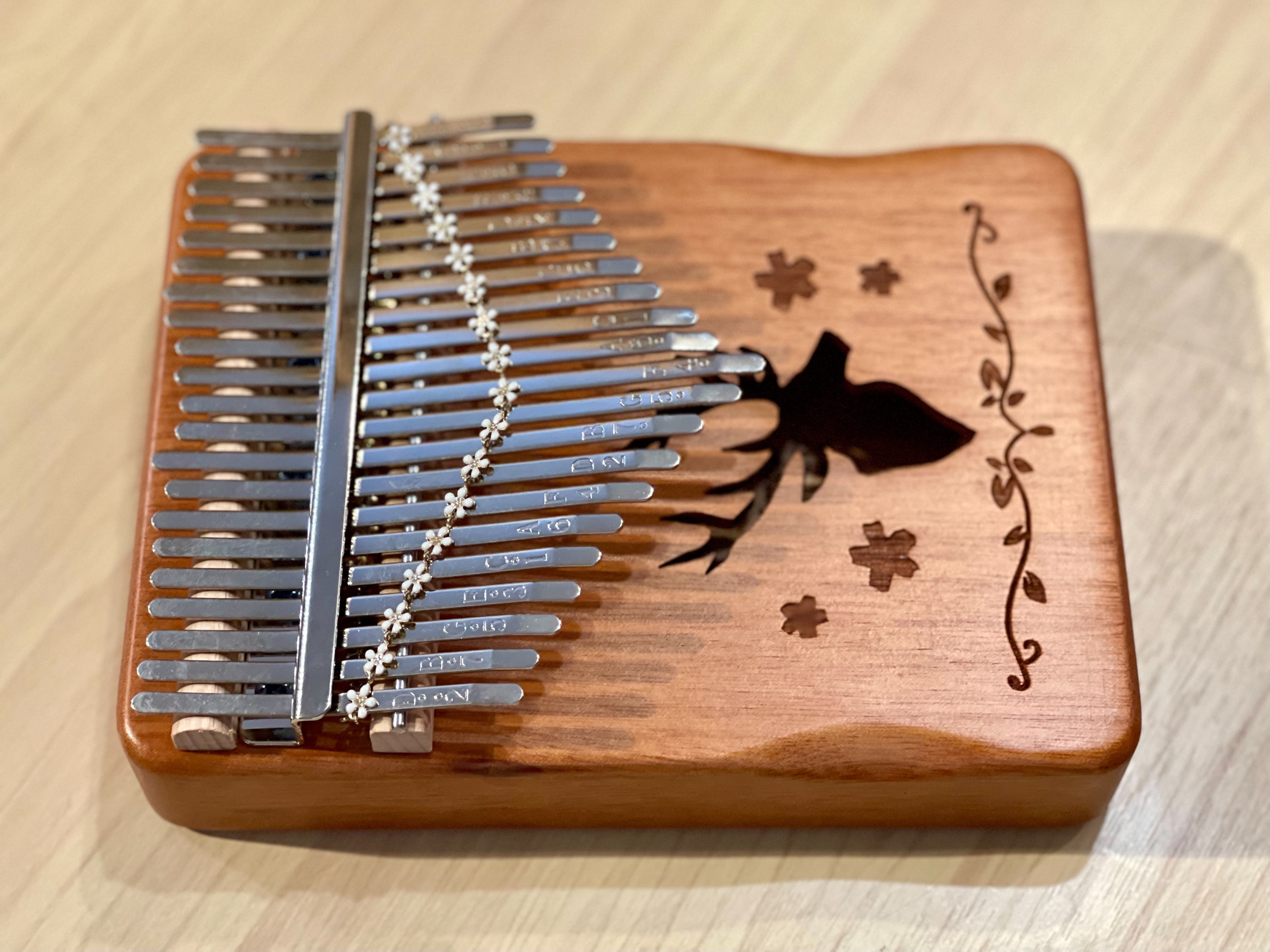 カスタムカリンバ 倍音チェーン付き 21キー ハ長調（C） | WONTANARA TOKYO