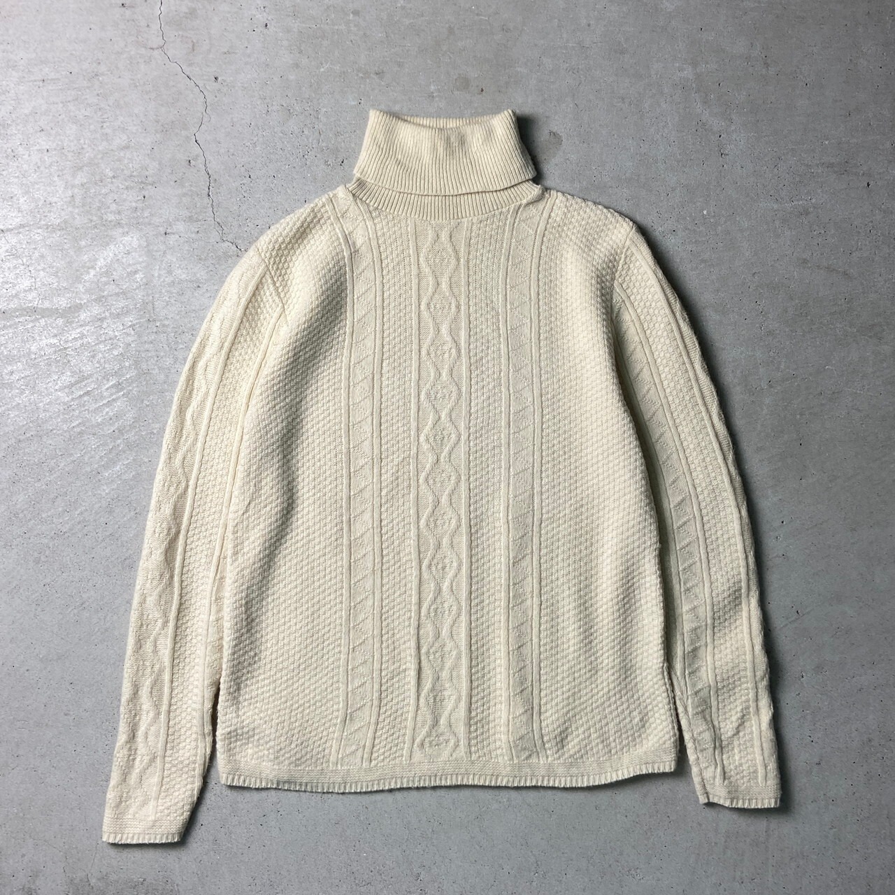 70年代 L.L.Bean エルエルビーン フィッシャーマン ウールニット 