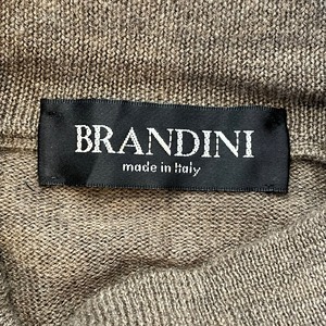 【BRANDINI】イタリア製 モックネック ニット セーター メリノウール XXL ビッグサイズ EU古着 ヨーロッパ古着