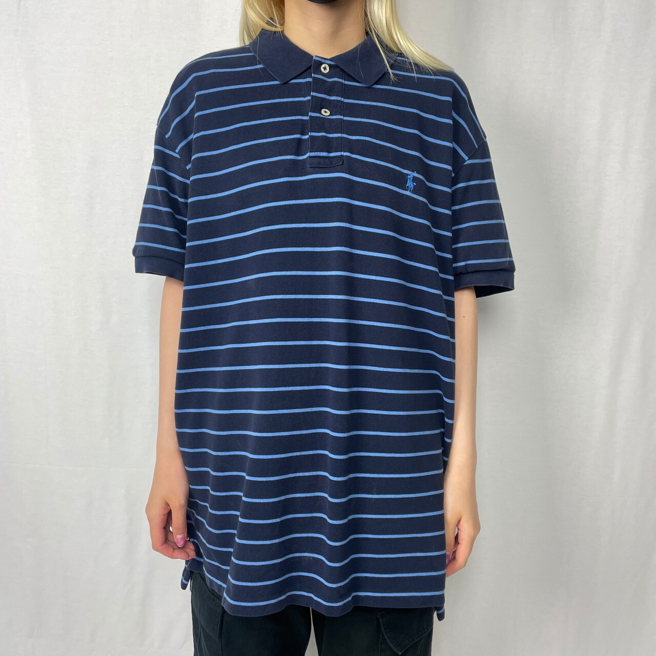 Polo by Ralph Lauren オールドラルフローレン 鹿の子 ボーダー 