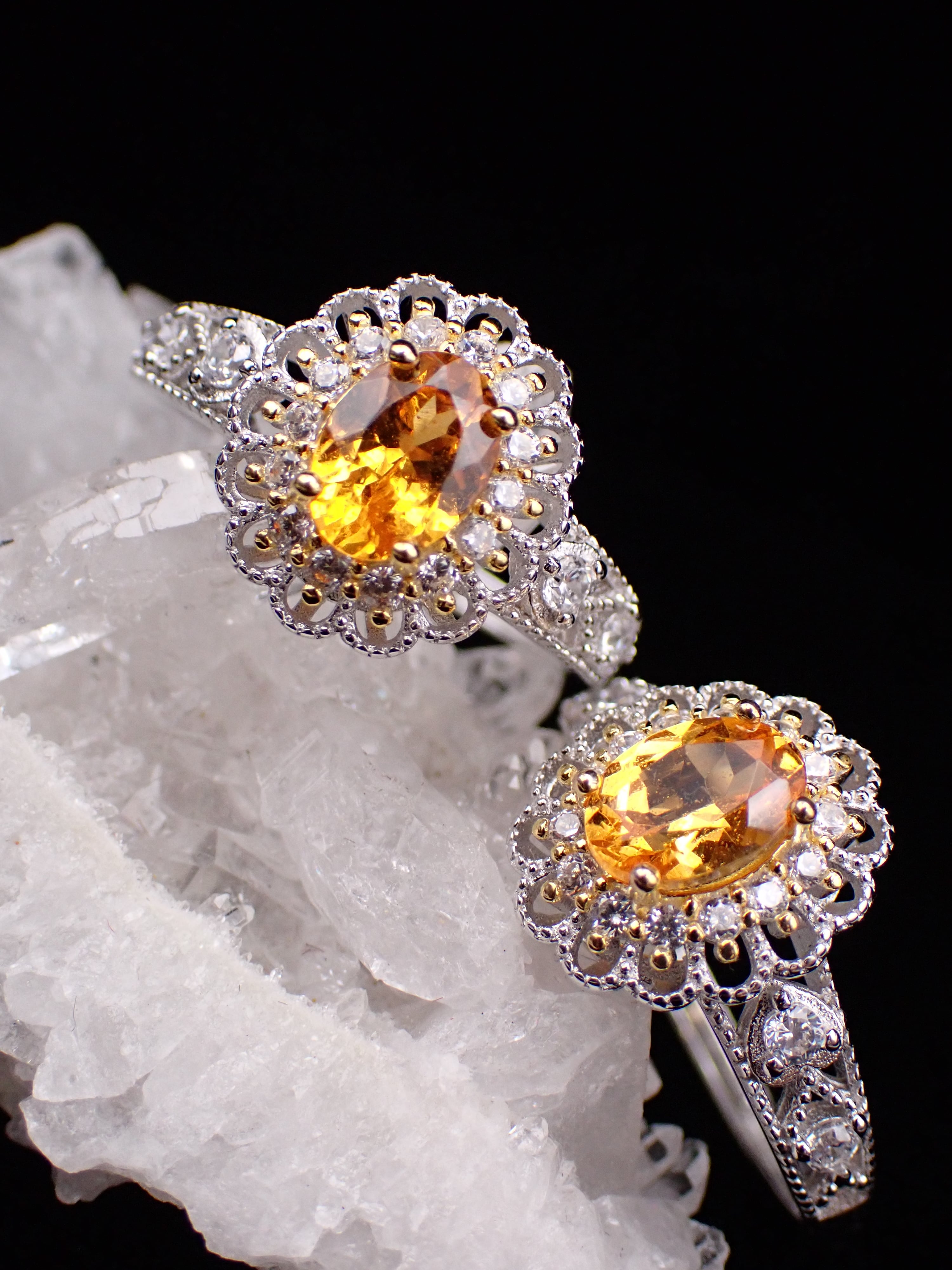 あーるめいど 花束リング ザンドライトガラス フリーサイズ TIARE ring 合成アレキサンドライト濃 フリーサイズリングSV | 小さな