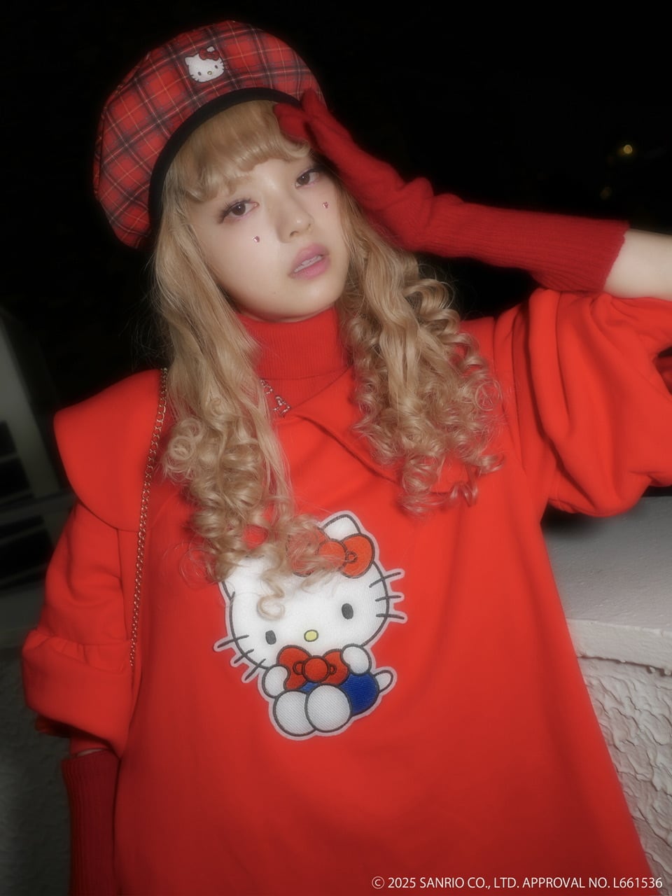 ハローキティ トレーナーワンピース