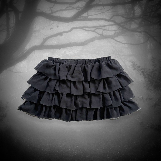 ダークコア ダークコケット ヒロイン フリルミニスカート