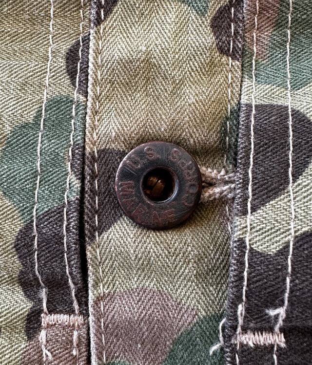 -USMC- Vintage 40s P-44 Duck Hunter Camo HBT Jacket