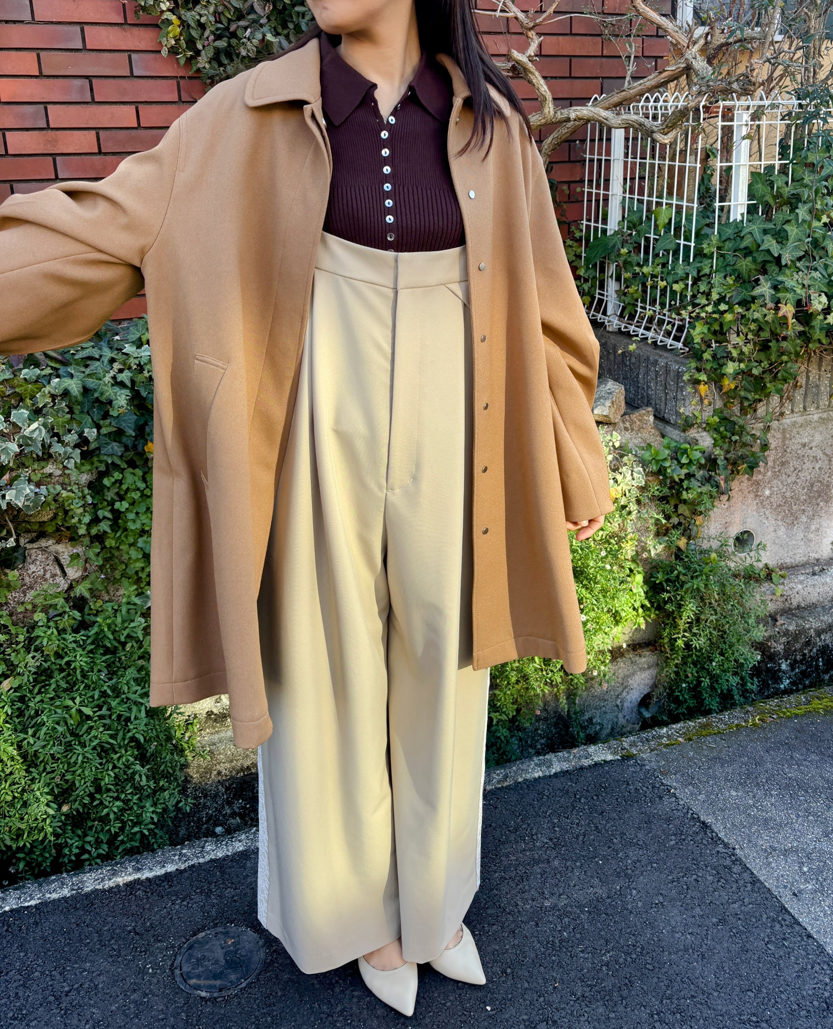 PASSIONE/ライナー付きステンカラーコート | I.B closet(アイクロ