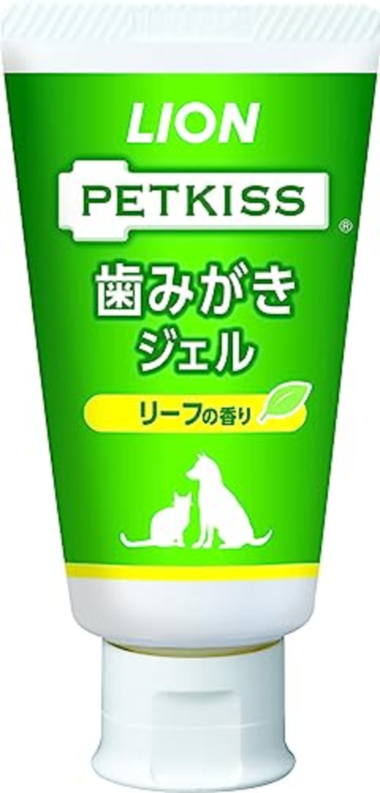 ライオン PETKISS 歯みがきジェル リーフの香り 犬猫兼用 40g LIONPET