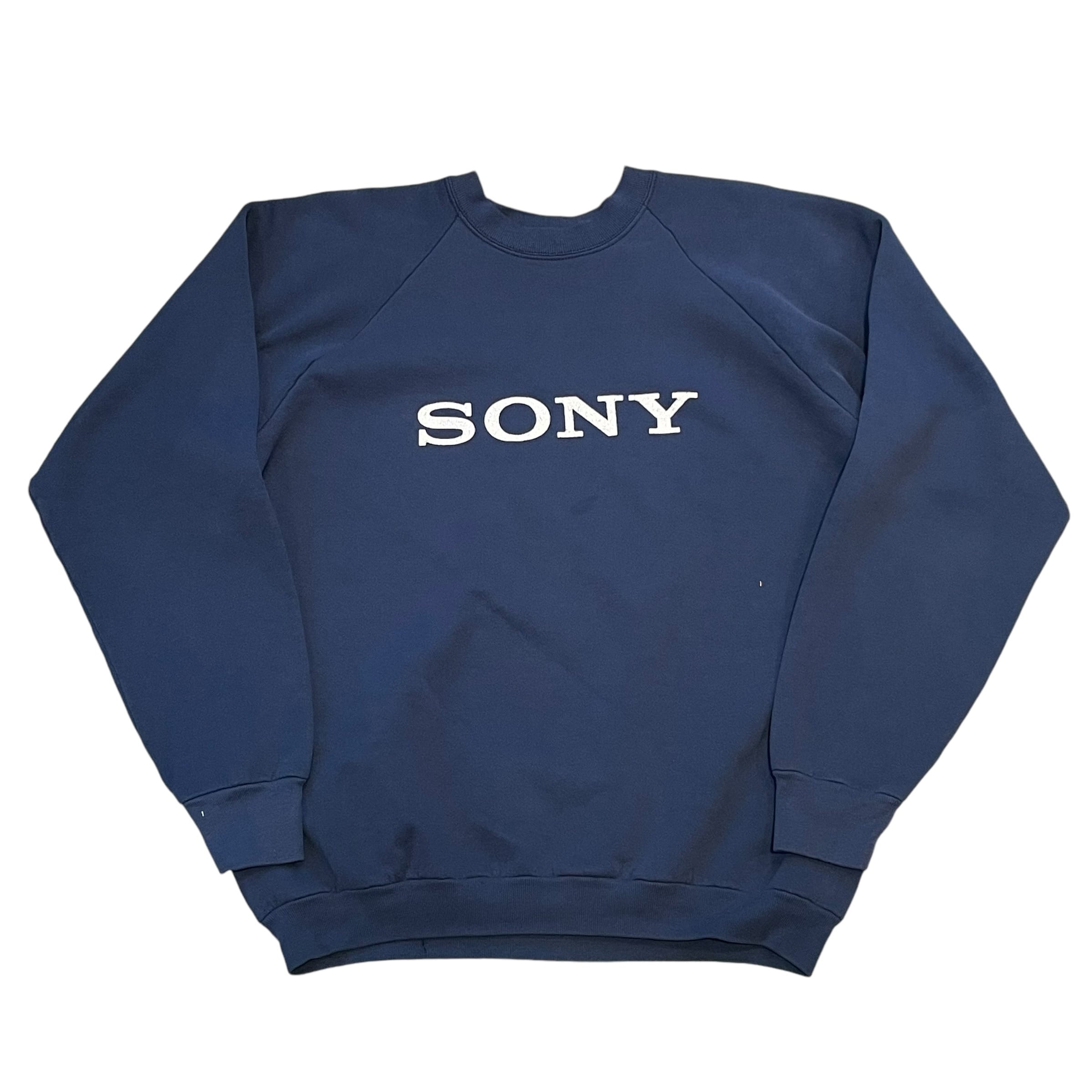 90s SONY logo sweat