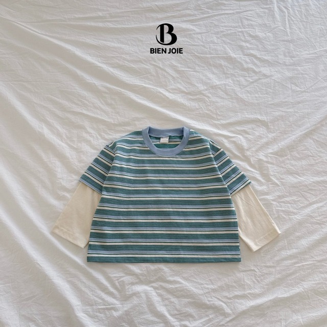 《送料無料》予約:ポロリレイヤードT【BIENJOIE】