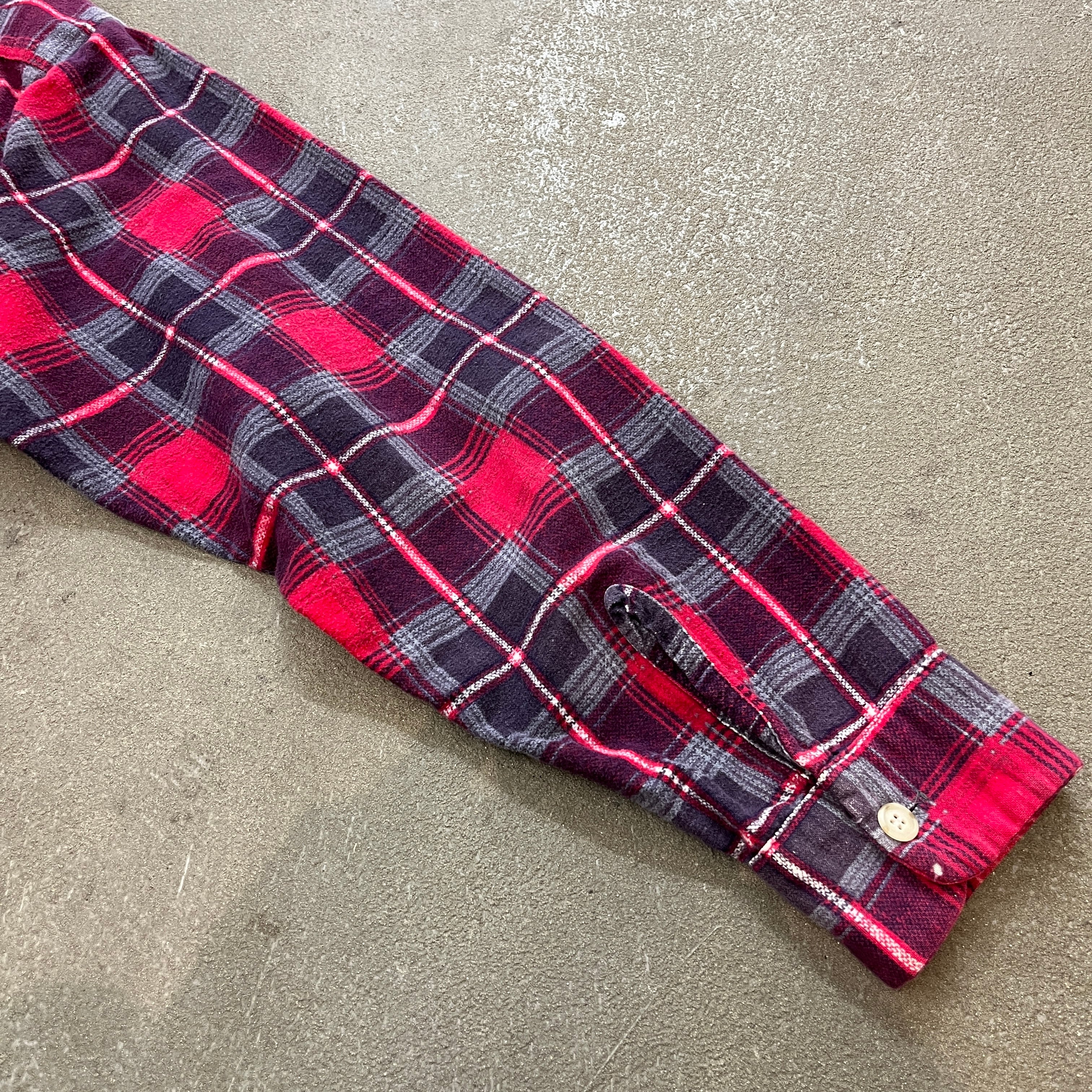 60s〜70s Cotton Printnel Shirt 60年代〜70年代 コットン プリント