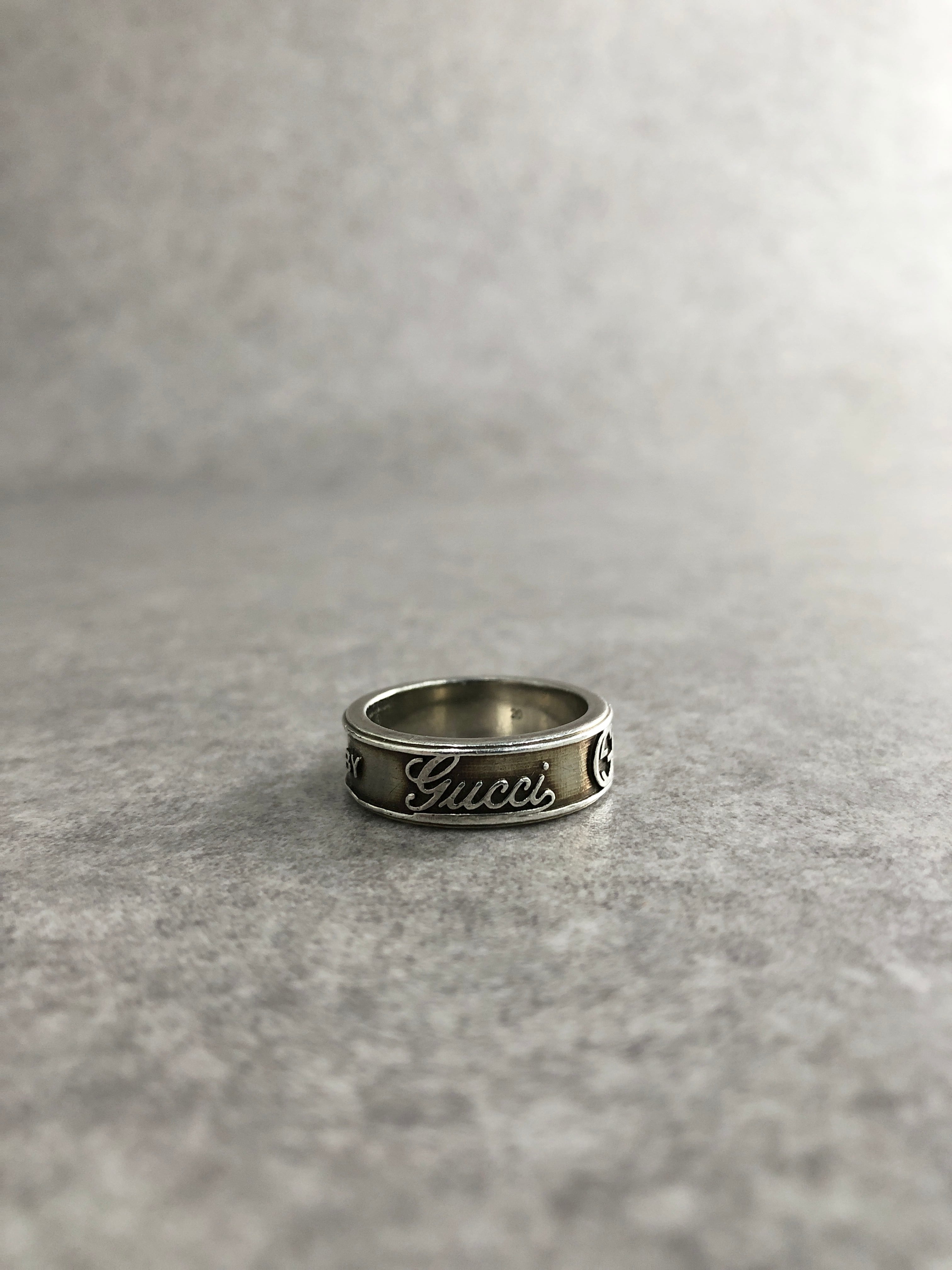 GUCCI グッチ 指輪 シルバー GG 925 ロゴ vintage ヴィンテージ