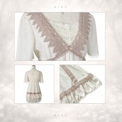 森ガール フェアリーグランジ 刺繍レース チュニック