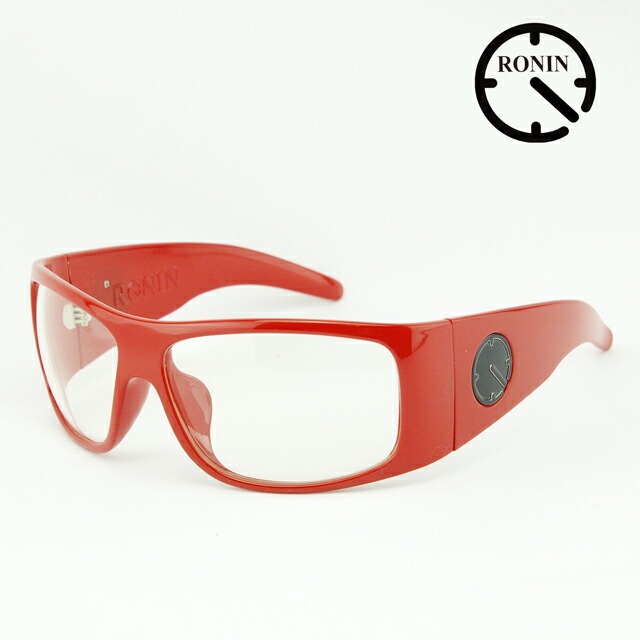 UVカット サングラス Ronin Eyewear ロニンアイウェアー  PrototypeNEW NO.3 Red/Clear Lens