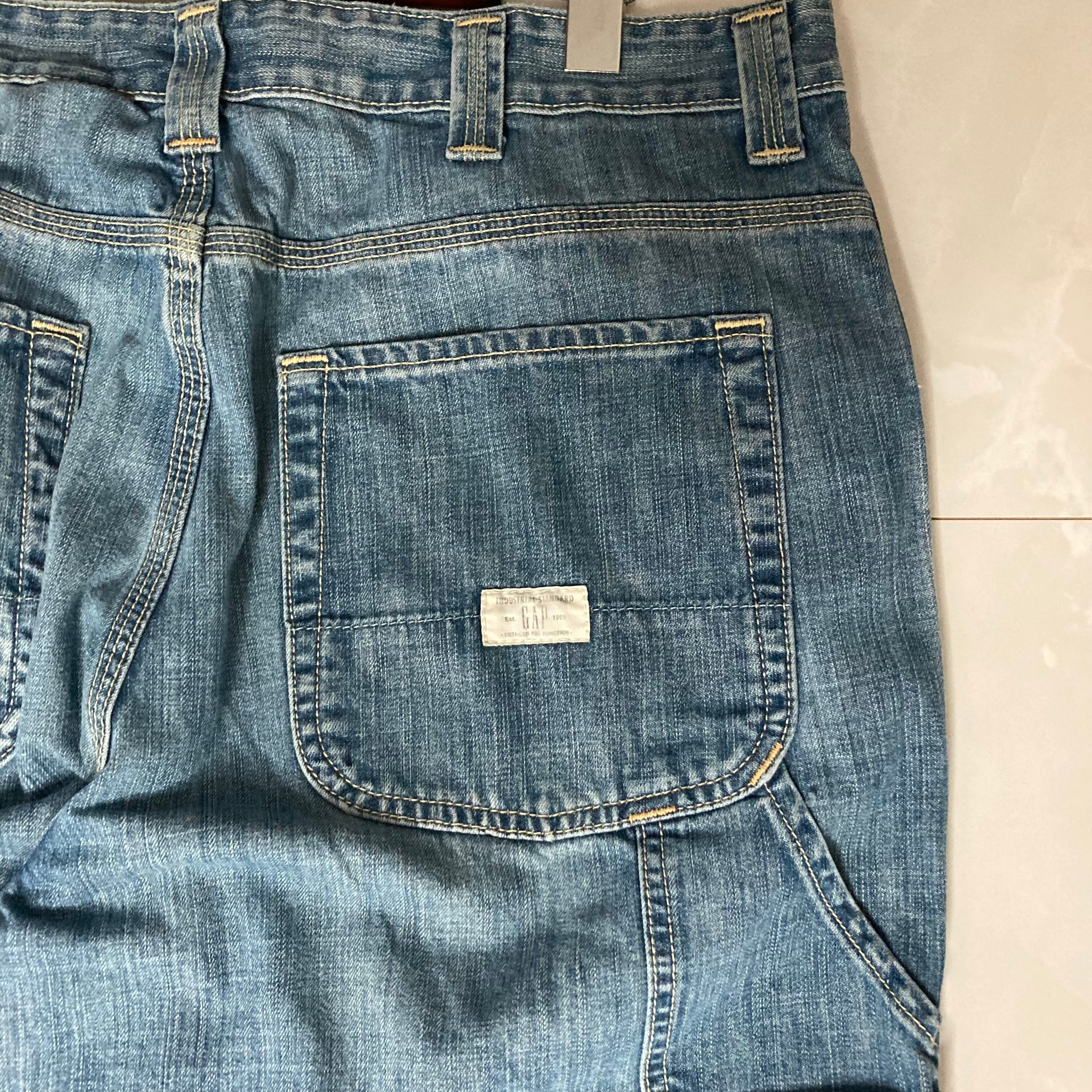 W36×L32】GAP デニムペインターパンツ ブランドタグ | 古着屋 W36×L32】GAP デニムペインターパンツ ブランドタグ | 古着屋