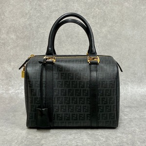 FENDI フェンディ ズッキーノ ボストンバッグ ブラック 5659-202201