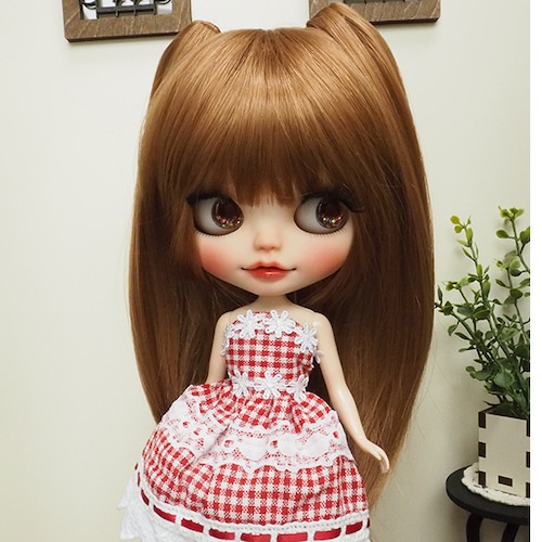 10インチドール ウィッグ ネコ耳ツーテールCB ネオブライス プーリップ