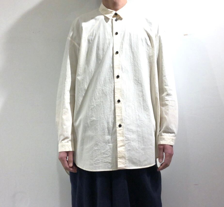 【未使用に近い】firmum フィルマム　シャツ　白　S