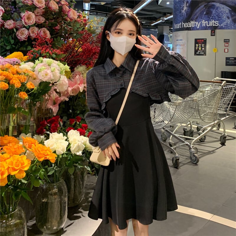 ワンピース レディース シャツ セットアップ ミニワンピース  