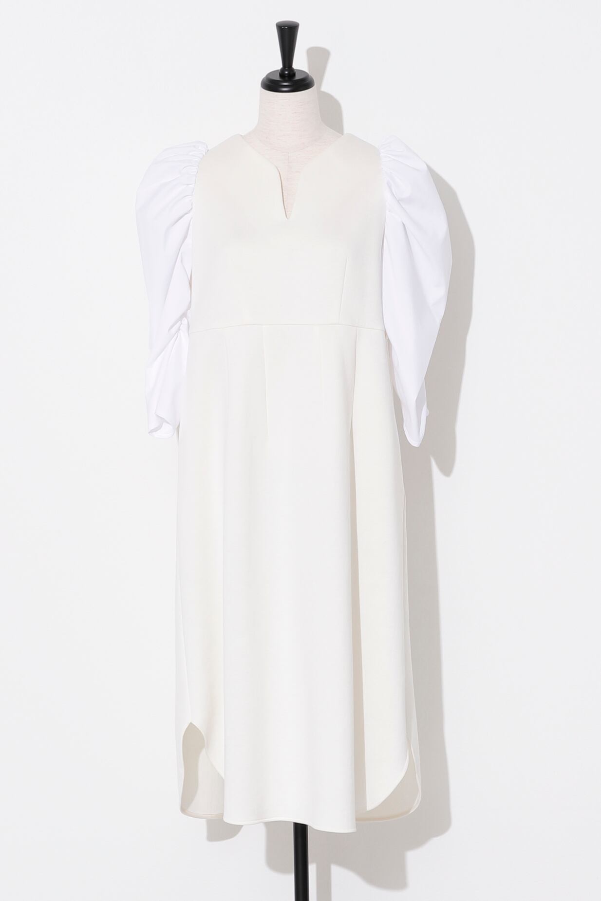 Cardbord Knit Dress Ⅰ WHITE